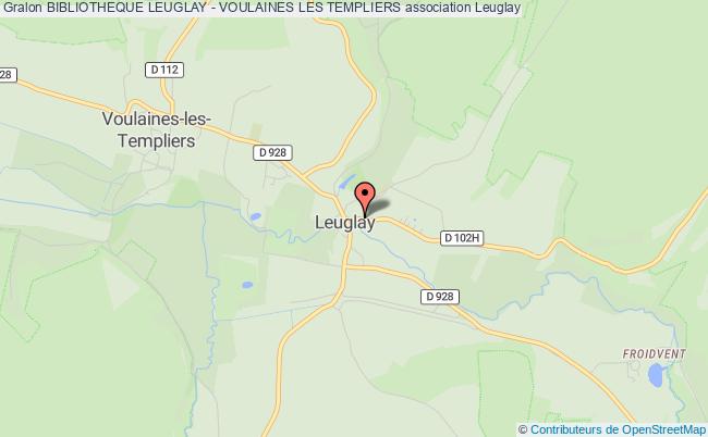 plan association Bibliotheque Leuglay - Voulaines Les Templiers Leuglay