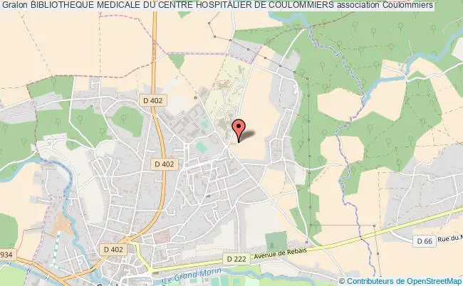 plan association Bibliotheque Medicale Du Centre Hospitalier De Coulommiers Coulommiers