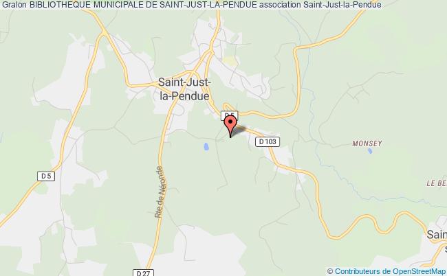 plan association Bibliotheque Municipale De Saint-just-la-pendue Saint-Just-la-Pendue