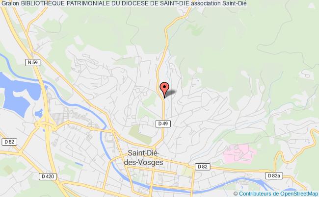 plan association Bibliotheque Patrimoniale Du Diocese De Saint-die Saint-Dié-des-Vosges