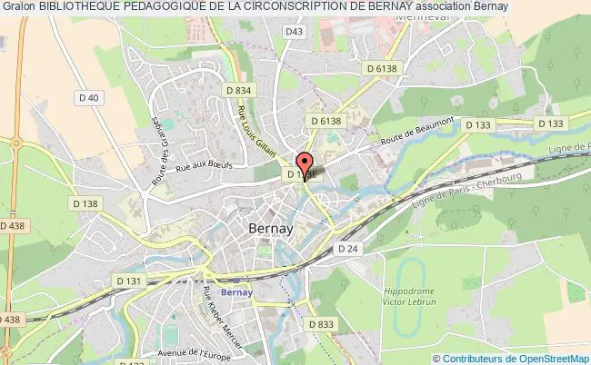 plan association Bibliotheque Pedagogique De La Circonscription De Bernay Bernay