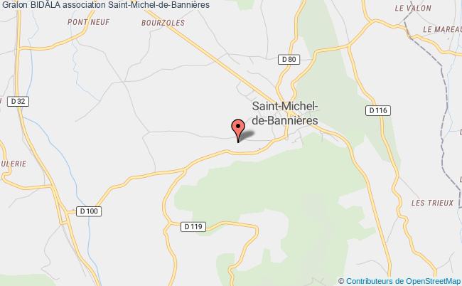 plan association BidÂla Saint-Michel-de-Bannières