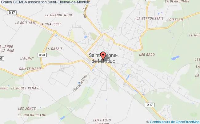 plan association Biemba Saint-Étienne-de-Montluc