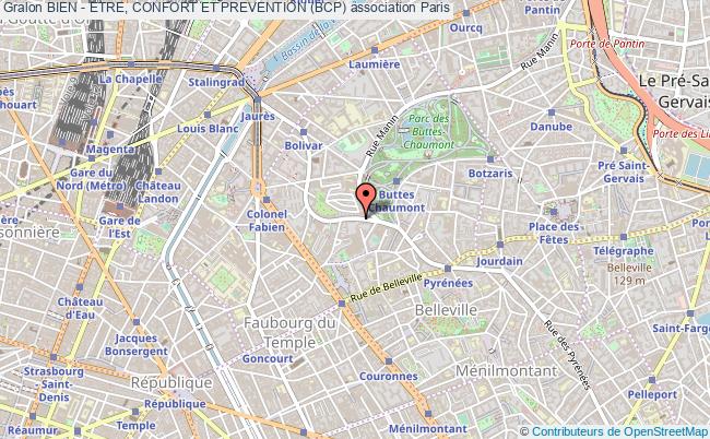 plan association Bien - Etre, Confort Et Prevention (bcp) Paris
