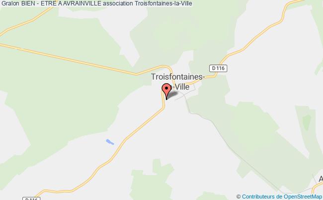 plan association Bien - Etre A Avrainville Troisfontaines-la-Ville