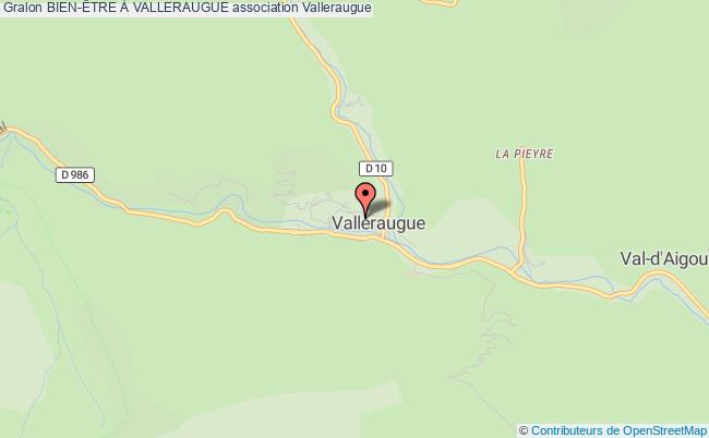 plan association Bien-Être À Valleraugue Valleraugue