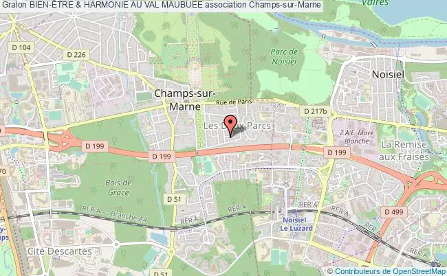 plan association Bien-Être & Harmonie Au Val Maubuee Champs-sur-Marne