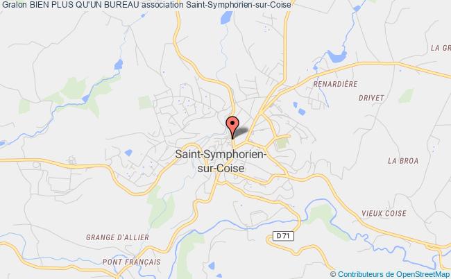 plan association Bien Plus Qu'un Bureau Saint-Symphorien-sur-Coise
