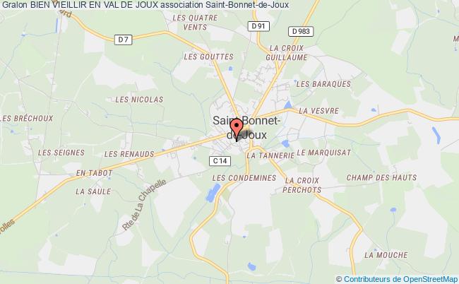 plan association Bien Vieillir En Val De Joux Saint-Bonnet-de-Joux