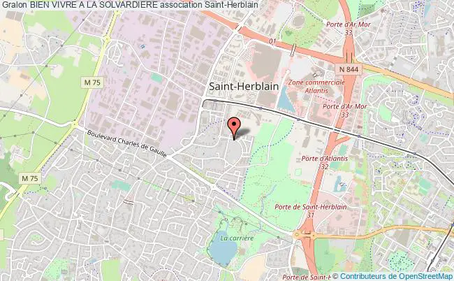 plan association Bien Vivre A La Solvardiere Saint-Herblain