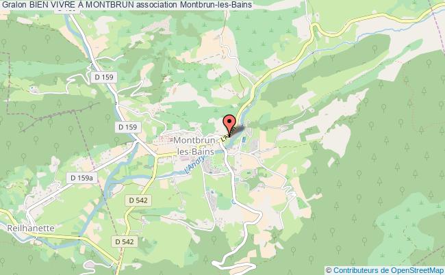 plan association Bien Vivre À Montbrun Montbrun-les-Bains