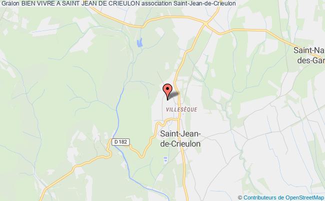 plan association Bien Vivre A Saint Jean De Crieulon Saint-Jean-de-Crieulon