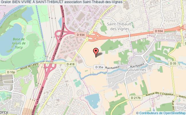 plan association Bien Vivre Â Saint-thibault Saint-Thibault-des-Vignes
