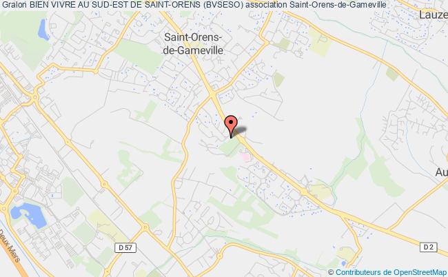 plan association Bien Vivre Au Sud-est De Saint-orens (bvseso) Saint-Orens-de-Gameville