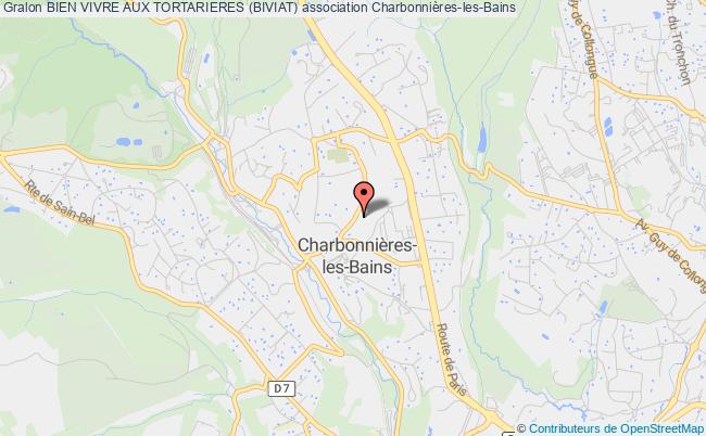 plan association Bien Vivre Aux Tortarieres (biviat) Charbonnières-les-Bains