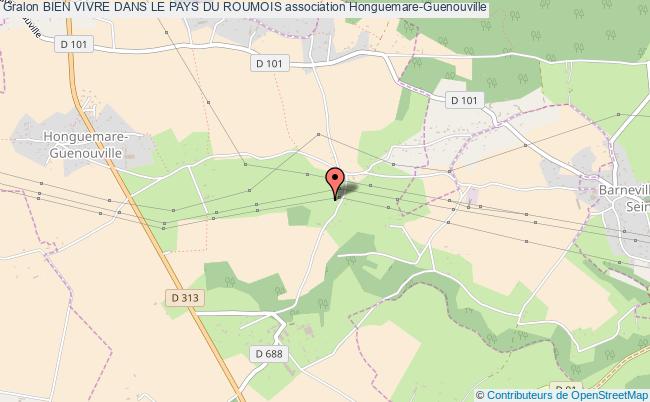 plan association Bien Vivre Dans Le Pays Du Roumois Honguemare-Guenouville
