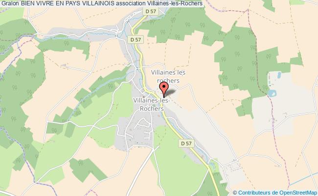 plan association Bien Vivre En Pays Villainois Villaines-les-Rochers