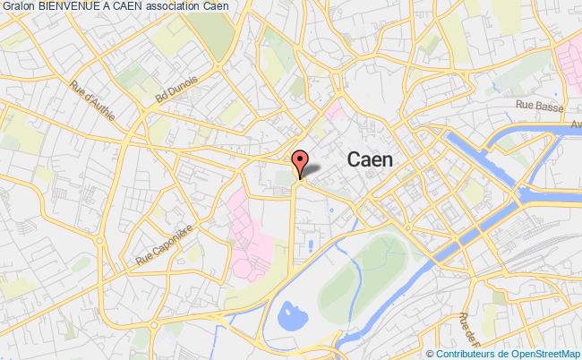plan association Bienvenue A Caen Caen