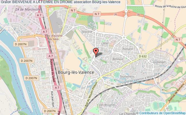 plan association Bienvenue A La Ferme En Drome Bourg-lès-Valence