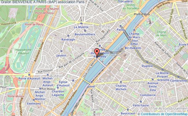 plan association Bienvenue A Paris (bap) Paris