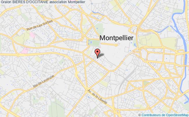 plan association BiÈres D'occitanie Montpellier