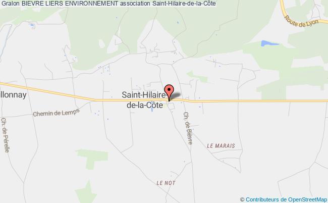 plan association Bievre Liers Environnement Saint-Hilaire-de-la-Côte