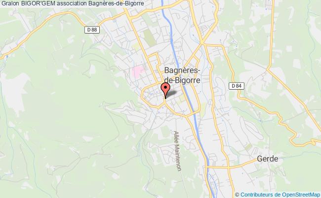 plan association Bigor'gem Bagnères-de-Bigorre