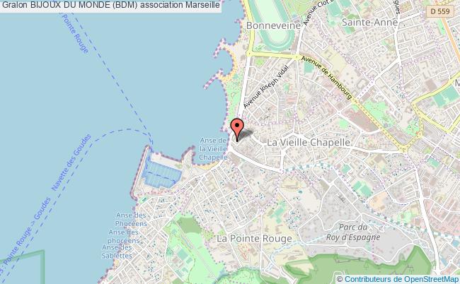 plan association Bijoux Du Monde (bdm) Marseille
