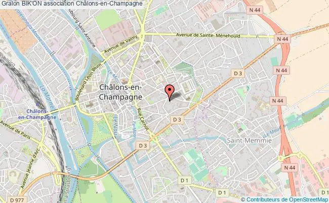 plan association Bik'on Châlons-en-Champagne