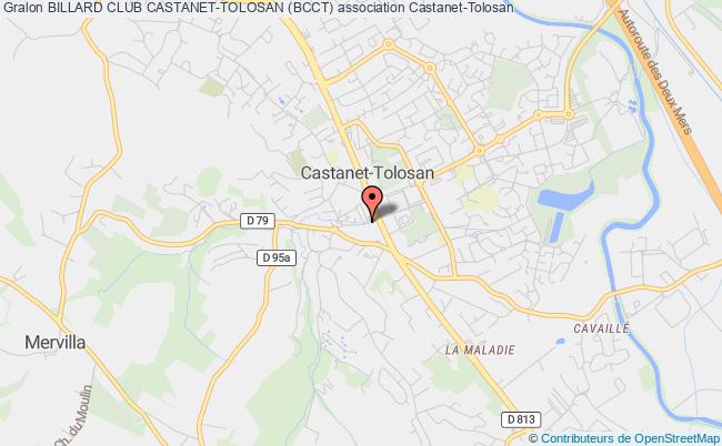plan association Billard Club Castanet-tolosan (bcct) Castanet-Tolosan