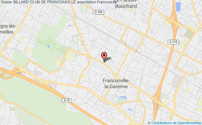 plan association Billard Club De Franconville Franconville