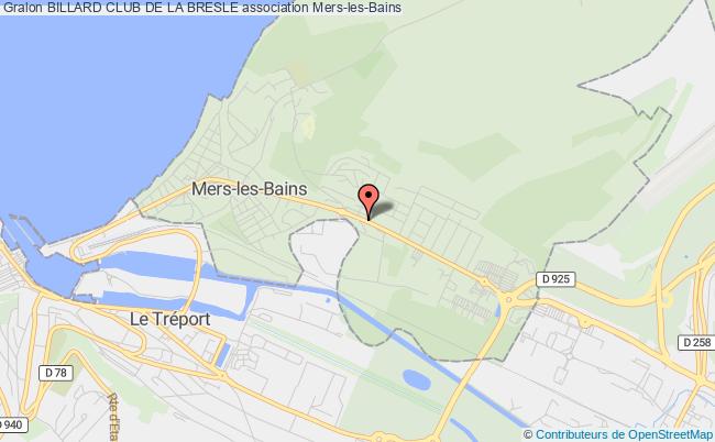 plan association Billard Club De La Bresle Mers-les-Bains