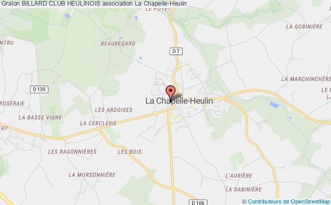 plan association Billard Club Heulinois La    Chapelle-Heulin