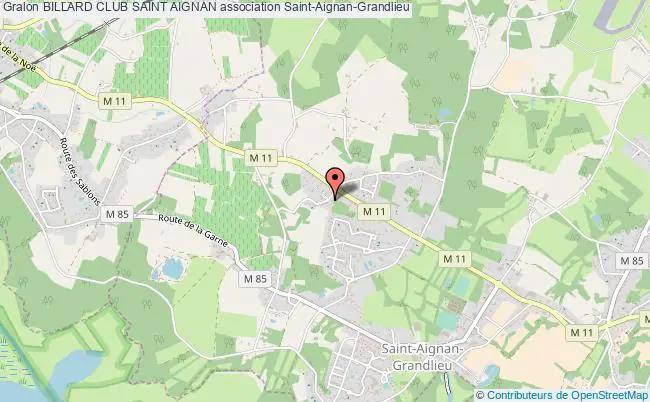 plan association Billard Club Saint Aignan Saint-Aignan-Grandlieu