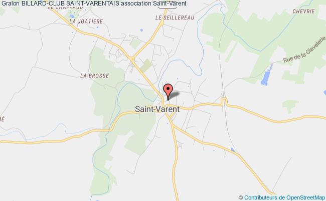 plan association Billard-club Saint-varentais Saint-Varent