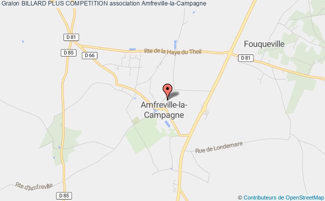 plan association Billard Plus Competition Amfreville-Saint-Amand