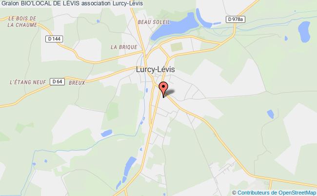 plan association Bio'local De LÉvis Lurcy-Lévis