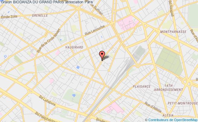 plan association Biodanza Du Grand Paris Paris 15e