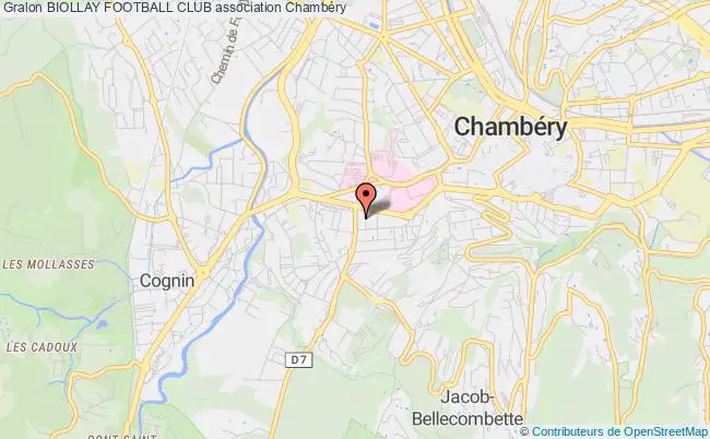 plan association Biollay Football Club Chambéry