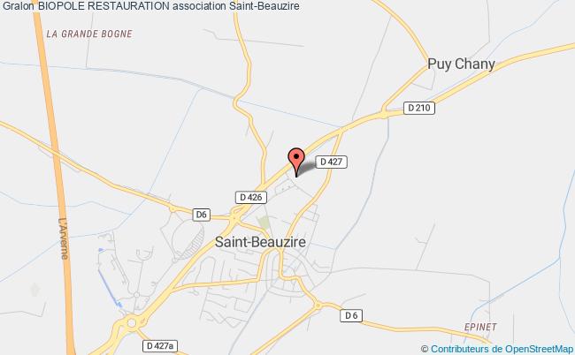 plan association Biopole Restauration Saint-Beauzire