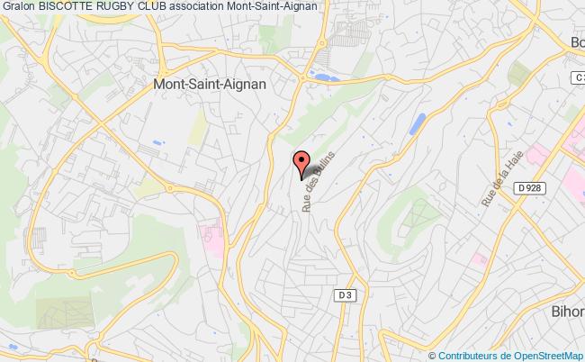 plan association Biscotte Rugby Club Mont-Saint-Aignan