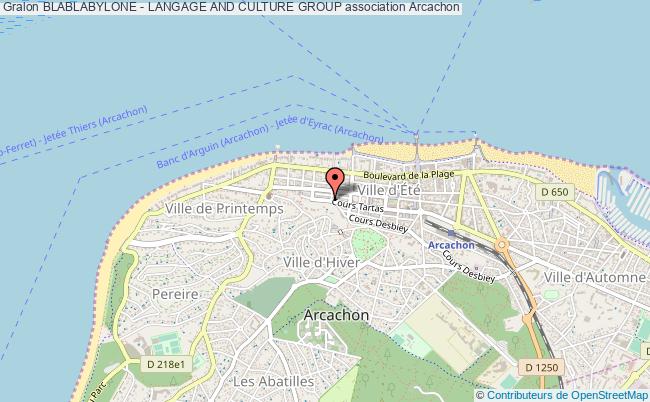 plan association Blablabylone - Langage And Culture Group Arcachon