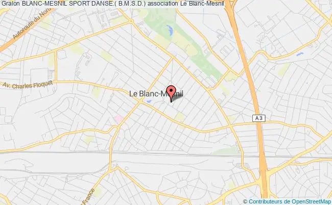 plan association Blanc-mesnil Sport Danse.( B.m.s.d.) Le    Blanc-Mesnil
