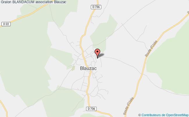 plan association Blandacum Blauzac