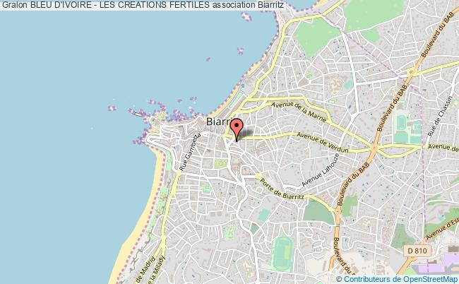 plan association Bleu D'ivoire - Les Creations Fertiles Biarritz