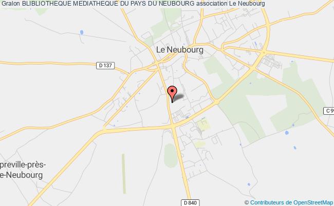 plan association Blibliotheque Mediatheque Du Pays Du Neubourg Le    Neubourg