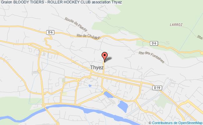 plan association Bloody Tigers - Roller Hockey Club Thyez