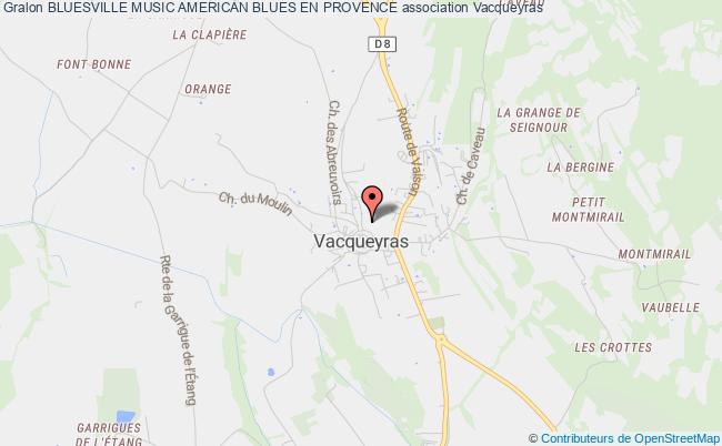plan association Bluesville Music American Blues En Provence Vacqueyras