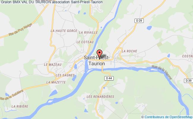 plan association Bmx Val Du Taurion Saint-Priest-Taurion