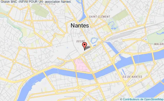 plan association Bnc -infini Pour Un- Nantes